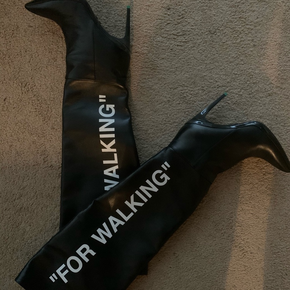 Off-White “For Walking” boots sz 40